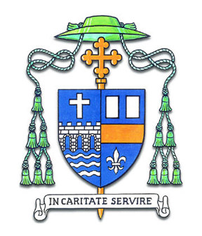 Coat of arms, phrase In Caritate Servire