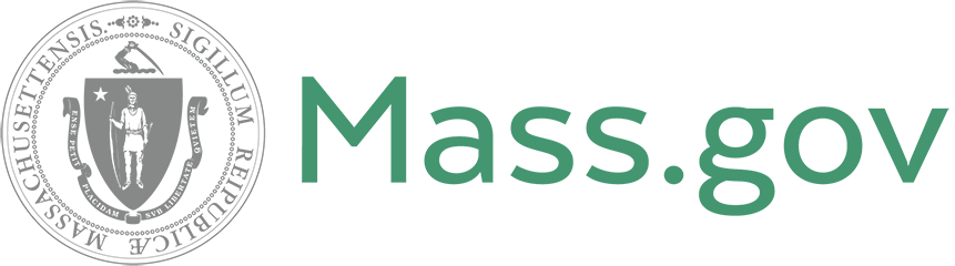 phrase Sigillum Reipublica Massachusettensis on the logo, mass.gov